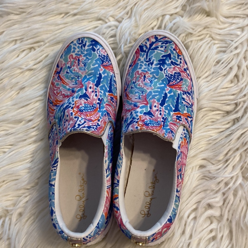 Lilly Pulitzer Shoes size 9 excellent condition see all photos perfect for summe - Picture 9 of 12